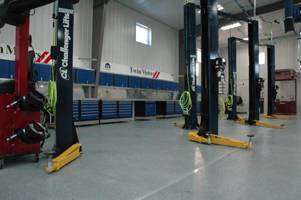 Polyaspartic garage floor coating