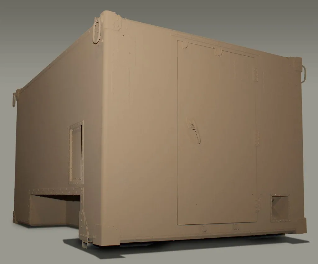 Military shelter coating with Ultimate Linings polyurea