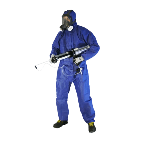 Man holding a QwikLiner applicator