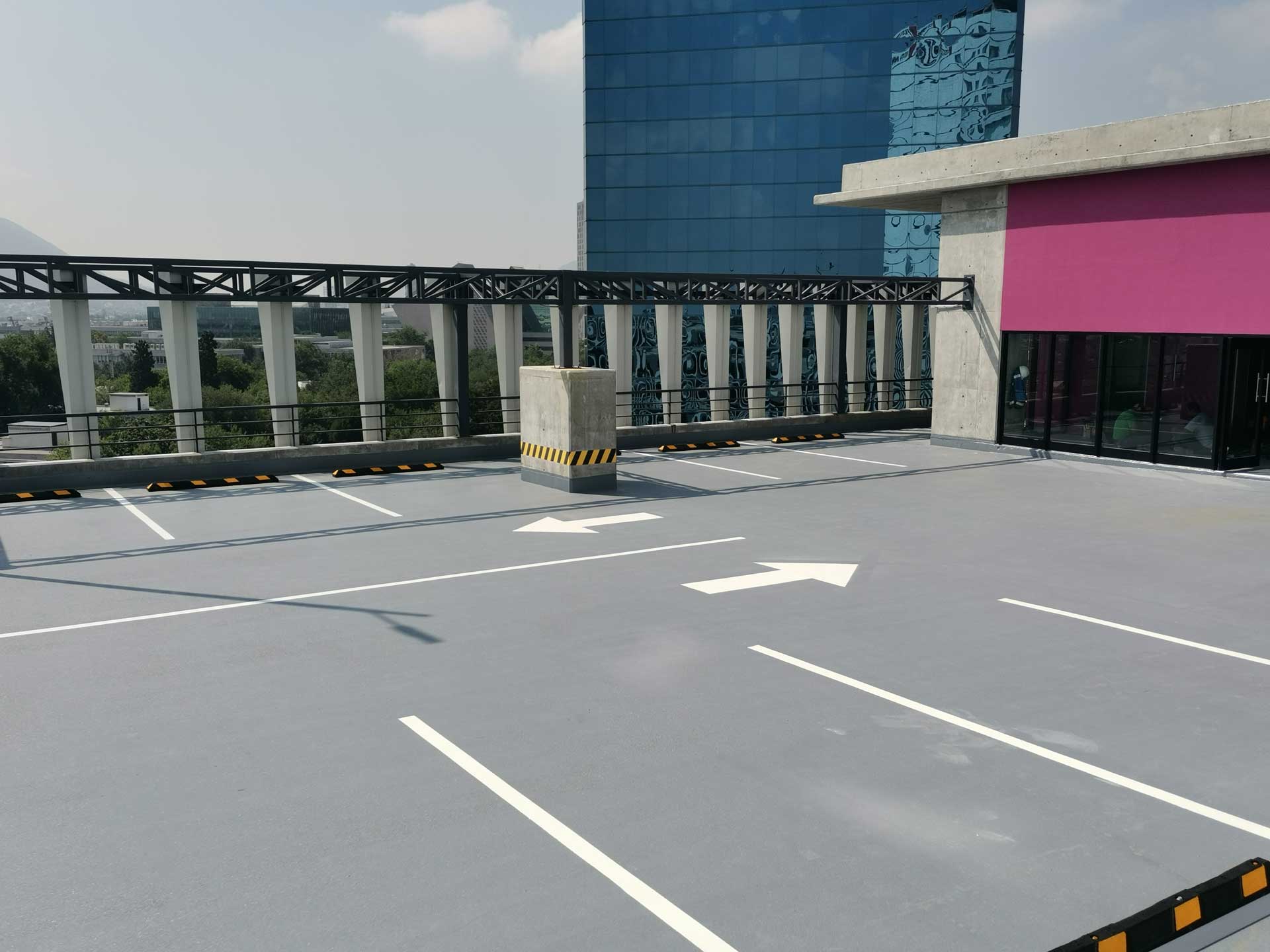 alternate view of Ultimate Linings Waterproofing on Traffic Deck