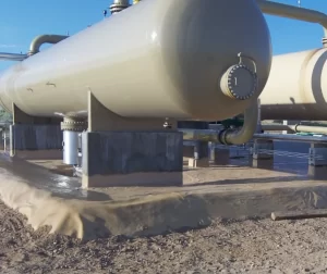 Oil & Gas tanks with Polyurea Coatings