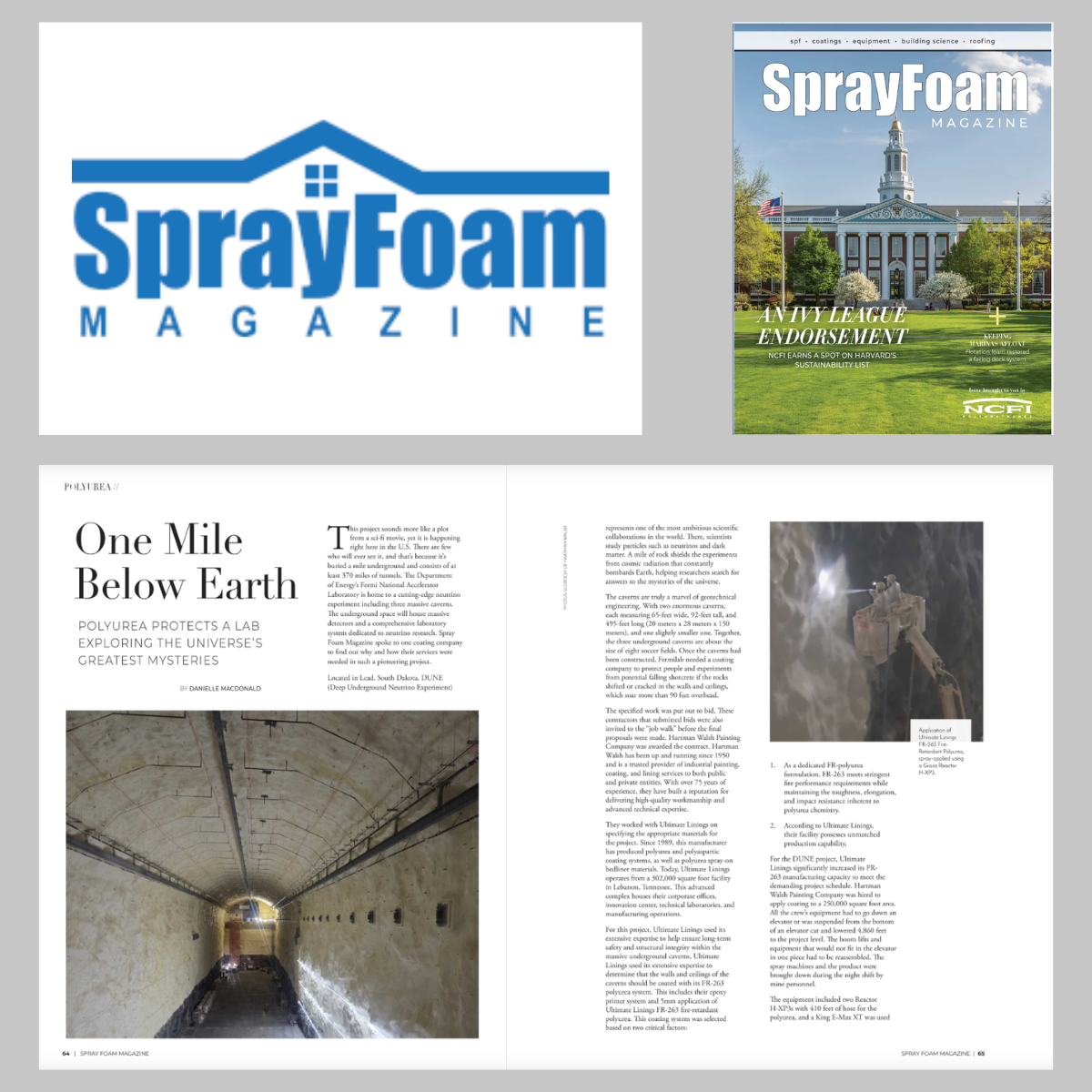 Featured in Spray-Foam Magazine